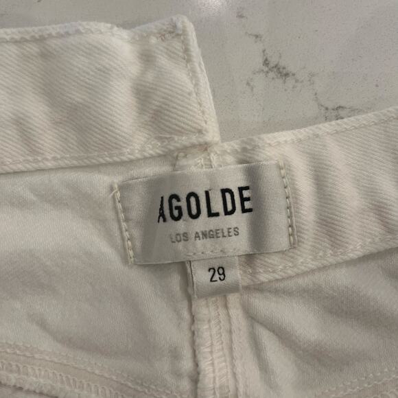 AGOLDE Criss Cross Straight Jeans White in Element Size‎ 29 - Picture 7 of 12